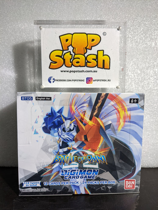 Digimon Card Game Series 05 Battle of Omni BT05 Booster Display - Pop Stash