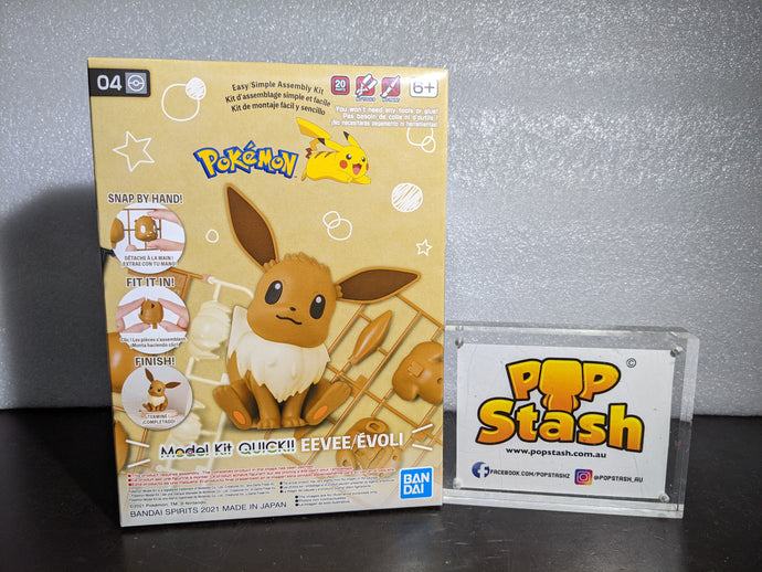 Pokemon Model Kit Quick!! 04 EEVEE - Pop Stash