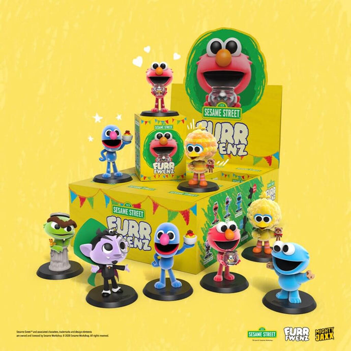 PRE-ORDER - MIGHTY JAXX Blind Box- Furr Fwenz: Sesame Street - Pop Stash