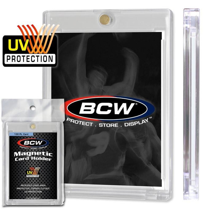 BCW One Touch Magnetic Card Holder 130 Pt Card Standard - Pop Stash